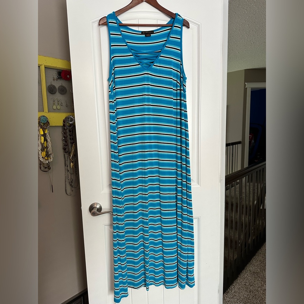 Love and Legend striped Maxi dress